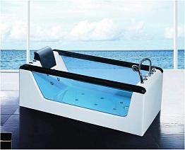 Гидромассажная ванна с боковыми стеклянными стенками SR5B009